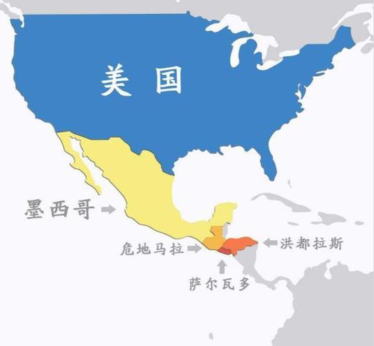 危地马拉是哪个国家地图