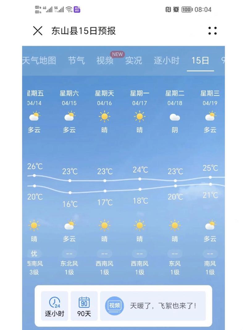漳州市天气预报15天查询系统下载