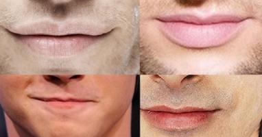 男人嘴唇有几种图片
