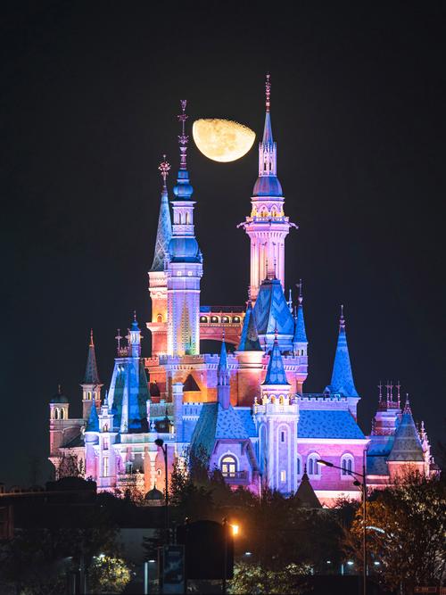 上海迪士尼城堡的相关图片