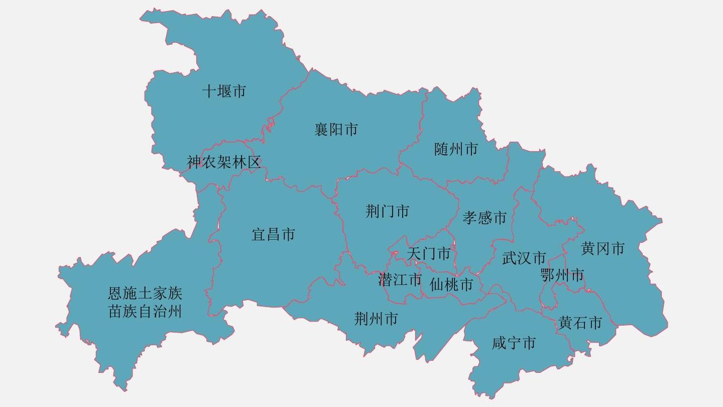 湖北省高清地图的相关图片